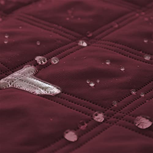 Ameritex Waterproof Dog Bed Cover Pet Blanket with Anti-Slip Back for Furniture Bed Couch Sofa - color: Burgundy, size: 30x60 Inch (Pack of 1)