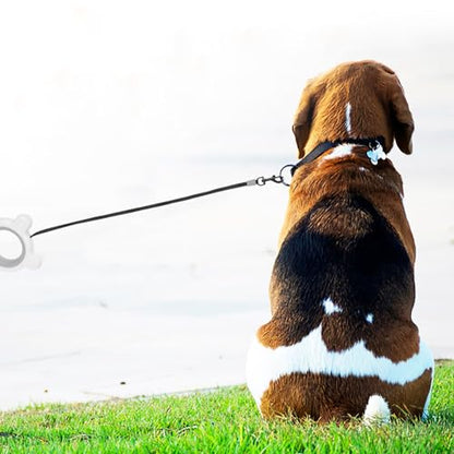 Kisangel Retractable Dog Leash 3 Meter Extendable Nylon Towing Rope with Anti-Slip Handle One-Hand Brake for Small and Medium Dogs Portable Automatic Pet Leash for Outdoor Walking