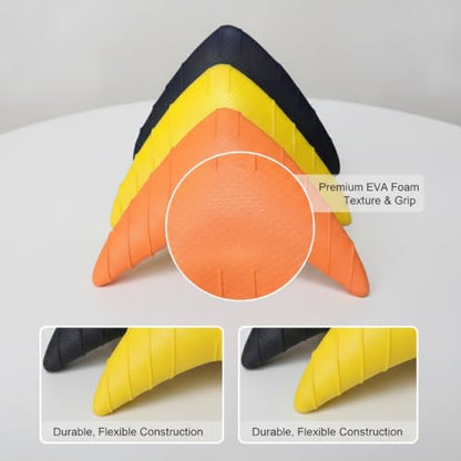 Versatile EVA Foam Flying Disc for Fetch and Tug, Soft Outdoor Dog Toy, 11.8 Inch