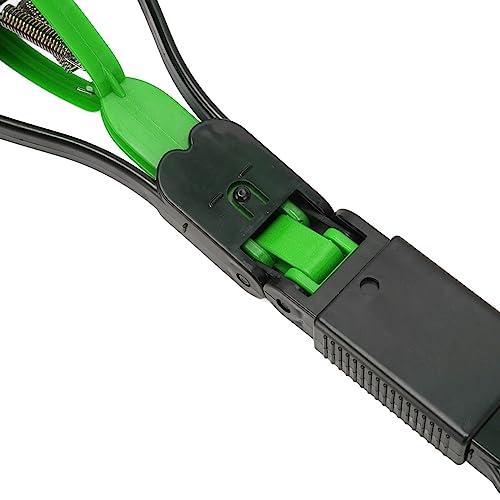Pet Pooper Scooper Multipurpose Long Handle High Strength Folding Portable Dog Poop Scooper for Outdoor (Green)