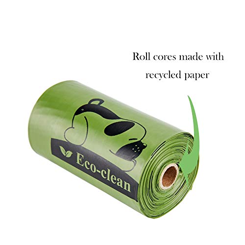 ECO-CLEAN Poop Bags Biodegradable, 16 Rolls/240 Bags, Dog Waste Bags, Unscented, Leak-Proof, Easy Tear- Off - color: 16 Rolls/240 Bags