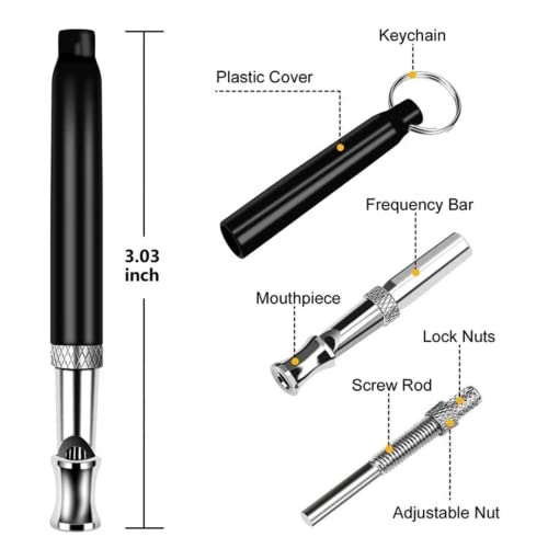 Dog Whistles, Custom Target Stick and Clicker Training Device for Dogs Pet Play Kit Agility Training Set Clicker