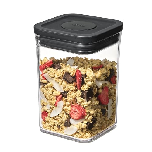 OXO Good Grips POP Container — 1.1 Qt/1.0 L — Matte Black, Organization and Storage Solution - color: Matte Black, size: 1.1 Qt
