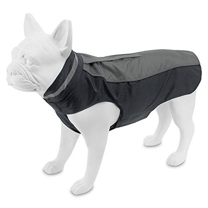 Voyager Dog Windbreaker by Best Pet Supplies - Gray, X-Small - color: Windbreaker (Gray), size: Chest:12.5 in~16 in