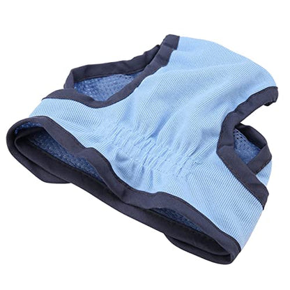 TOPINCN Dog Physiological Pants, Female Pet Sanitary Diaper, Polyester, Washable, Elastic Waistband, for Small Medium Large Dogs, Blue, Size M