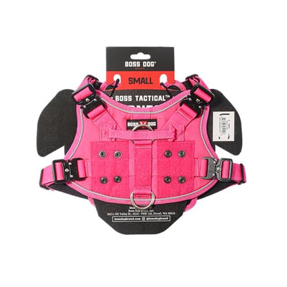 Boss Dog Tactical Harness, Hot Pink, Small - color: Hot Pink, size: Small
