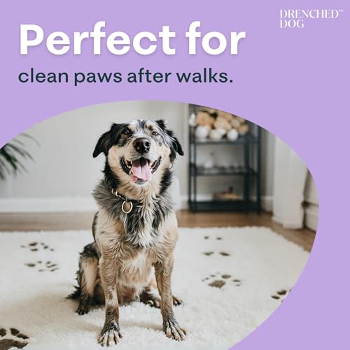 Paw & Leg Towel – Microfiber Dog Paw Cleaning Towel for Muddy Paws After Walks | Wipes Mud, Dirt & Wet Paws | 9.5 x 15 in - size: 9.5in x 15in