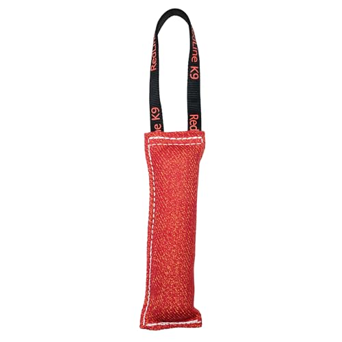 Redline K9 Bite Suit Tug Toy (3" x 10") 1 Handle (RED) - color: Red