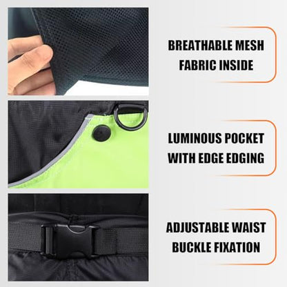Dog Trainer Apron with Multi Pockets and Waist Strap Adjustable Dog Training Pant Waterproof Dog Training Shorts Dog Handler Clothing for Outdoor Training Activities Black L - color: Black-L