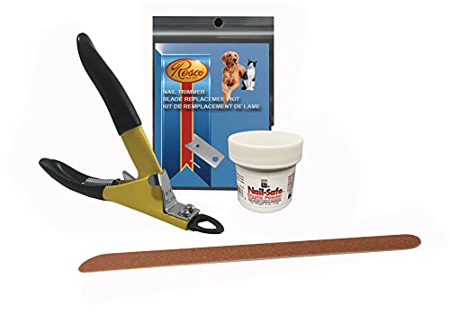 Resco Original Deluxe Dog Nail Clippers - Professional USA-Made Guillotine Trimmer - Heavy Duty Steel - Large Kit - size: Large Kit