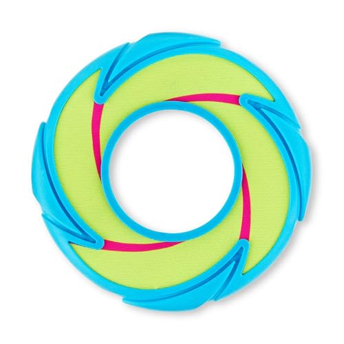 Neon Fetch and Play Buddy Dog Toy - Soft Dog Frisbee, Glow in The Dark Flying Disc, Lightweight Durable Fetch Toy. (Pack of 1) - size: Pack of 1