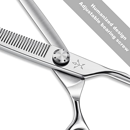 High-end Professional Dog Grooming Thinning Scissors Teeth Cutting Blending Shears Pet Texturizing Shears 7.5 Inch Extremely Very Sharp Stainless Steel Alloy For Cat Horse And Other Animals - style: 7.5inch Thinning