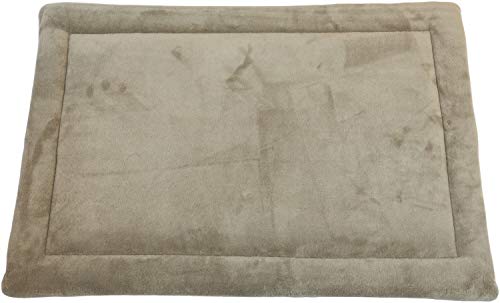 MidWest Homes for Pets Medium QuietTime Taupe Micro Terry Pet Bed, Ultra-Soft & Cushioned Crate Pad for 30-inch Crates, Machine Washable - size: 30 inch