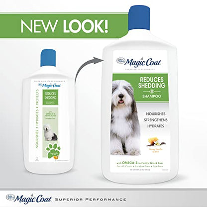 Four Paws Magic Coat Reduces Shedding Shampoo for Dogs Reduces Shedding Dog Shampoo 32 Ounces (1 Count) - size: 32 Ounces (1 Count), style: Reduces Shedding Dog Shampoo