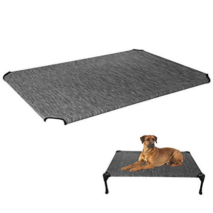 Veehoo Dog Bed Cover for CWC1803-L - color: Black Silver, size: 42.0"L x 30.0"W x 0.2"Th