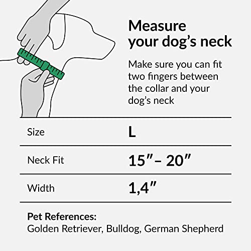 CollarDirect Martingale Dog Collar Heavy Duty Nylon Slip Collars for Small Medium Large Dogs [Nylon, Patterned, Toffee, L, 15"-20"] - color: Toffee, size: Large (Neck Size 15"-20")
