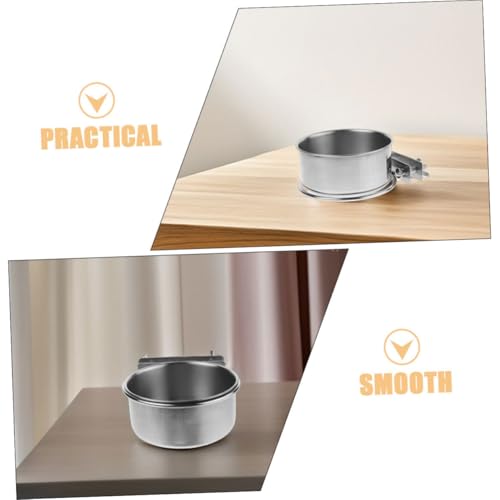 Hemoton Wall Mounted Pet Feeding Station Dog and Cat Bowls for Space Saving Easy Installation Versatile and Cats Wall-Mounted Feeding