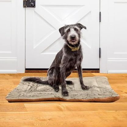 Farm Scene Pattern Pet Bed Mat for Dogs and Cats, Soft Washable Crate Pad with Non-Slip Bottom, Cozy Bed Cushion for Small Medium Large Pets, 18x24 Inch - size: Small