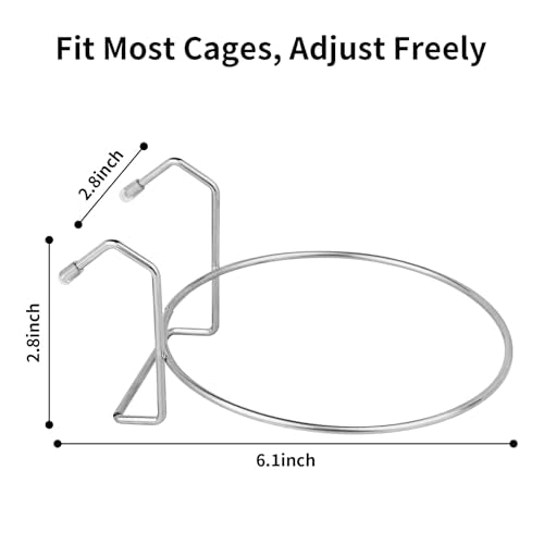 Fri4Free 2PCS Kennel Water Bowl Hanging,Stainless Steel Puppy Bowls for Small Dog Cage,Kennel, Crate, Catio Accessories,Dog Crate Water Bowl Dish Feeder Food Holder No Spill(8oz/1cup) - size: 8.0oz
