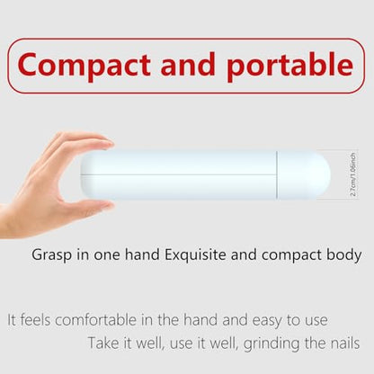 Dog Nail Trimmers-Powerful 2-Speed Dog Nail Grinder-with Safe LED Lighting and Battery Capacity Indicator Light & Type-c USB Rechargeable Quiet pet Nail Grinder for Dogs/Cats (Grinder)