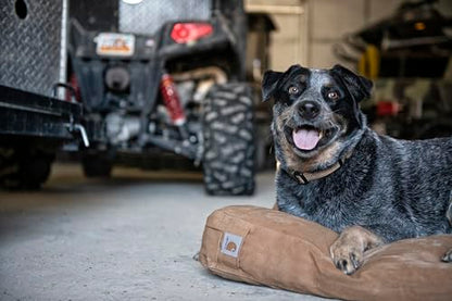 Carhartt Durable Canvas Pet Bed, Water Resistant Firm Duck Dog Bed, Deep Wine, Large - color: Deep Wine, size: Large