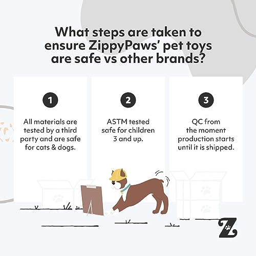 ZippyPaws RopeTugz - Durable Dog Pull Rope Toy, Interactive Tug of War for Large, Medium, & Small Dogs, Squeaky Pet Products to Keep Them Busy, Made with Heavy Duty Climbing Rope - Blue Monkey - color: Blue, size: 28 x 5 x 5 in