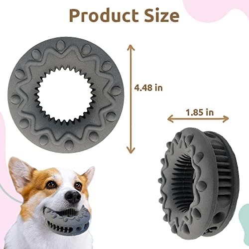 SIMENA Heavy Duty Dog Chew Toy for Aggressive Chewers, Natural Teething Toy for Medium Breeds, Tough Durable Chewy Toy, Teeth Cleaning Tough Dog Toys - style: Premium