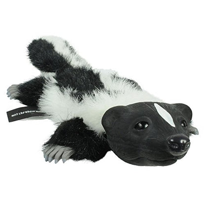 Hyper Pet 48847 Real Skinz Dog Toy, Skunk,Black/White - size: Medium, style: Skunk