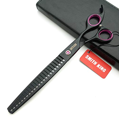 Smithking 8.0 inches Professional Dog Grooming Scissors Set chunkers Scissors