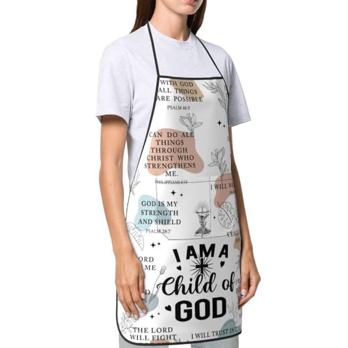 Women Men Bib Aprons Chef Cooking Apron With Pockets For Kitchen Grilling Bbq Painting Gardening - color: Funny