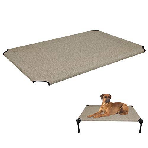 Veehoo Dog Bed Cover for CWC1803-L - color: Beige Coffee, size: 42.0"L x 30.0"W x 0.2"Th