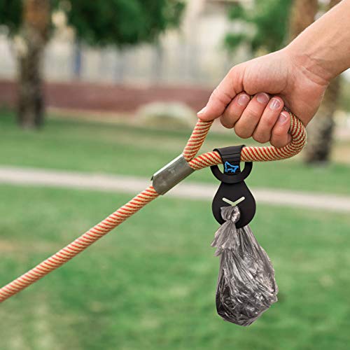 Dog Poop Bag Holder for Leash Waste Bag Carrier Dog Poop Bag Dispenser for Walking Running Bicycle Accessory 2 Pieces (Light Green) - color: Light Green