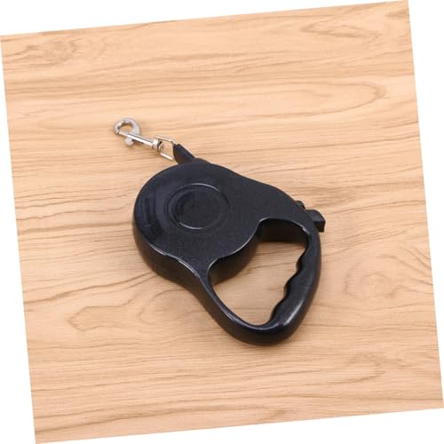 Generic Automatic Retractable Dog Leash for Small to Medium Pets Black Traction Rope with Brake System and One-Handed Stop Large Handle for Comfortable Grip During and Walking
