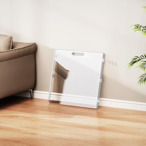 Acrylic Pet Playpen Gate for The House Doorways, Acrylic Pet Gate for Dogs, Freestanding, Clear (6 Panel) - size: 6 Panel