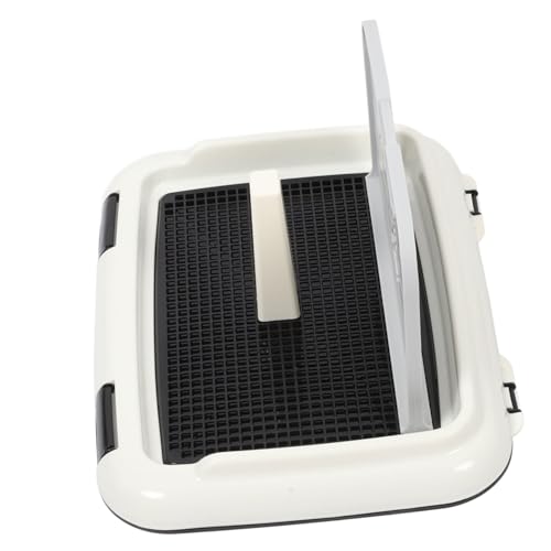 Indoor Dog Potty Tray Capacity Pee Holder for Puppy Training Splashproof Dog Toilet Box Removable Design