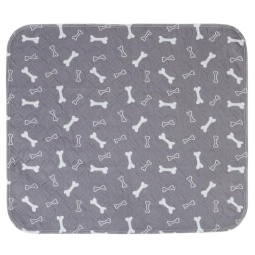 Washable Pee Pads for Dogs | Reusable Leak-Proof Urine Mat | Absorbent Odor Proof Non-Slip Puppy Pee Pad | for Training Potty Crate Balcony Car Kennel Floor - color: Gray, size: 30x30cm