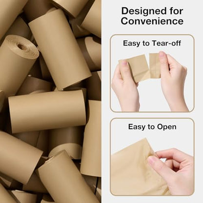 VETRESKA Dog Poop Bags, Leak Proof, Extra Thick and Large Pet Waste Bags for Dog Walking and Cat Litter, Sandalwood & Almond Scented, 300 Bags - size: 1 Count (Pack of 300), style: Santal Forest