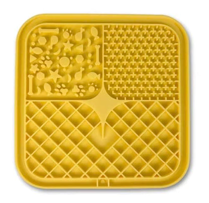 Calming Treat Mat for Dogs and Cats, Anti-Anxiety Slow Feeder with Strong Suction Cups, Silicone Licking Pad for Bathing, Grooming and Training, Enrichment and Stress Relief
