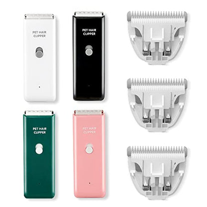 3 PCS Standard Size Replaceable Ceramic Blades Set Pet Hair Clipper,Cat Dog Common Use Clipper Blade(#AP005) - color: 3pcs Blades