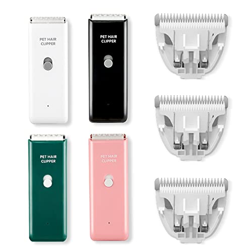 3 PCS Standard Size Replaceable Ceramic Blades Set Pet Hair Clipper,Cat Dog Common Use Clipper Blade(#AP005) - color: 3pcs Blades