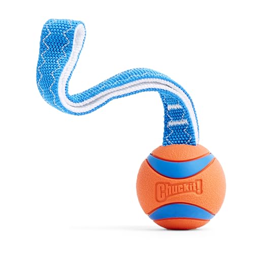 Chuckit! Ultra Tug Dog Toy, Medium Fetch and Dog Ball Tug Toy for Dogs 20-60 Pounds - size: Medium, style: Ultra Tug