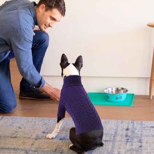 Large Dog Sweaters, Pet Sweaters for Large Dogs, Pets Sweatshirt Apparel Turtleneck Pullover Winter Pitbull, Samoyed (RoyalBlue, L) - color: RoyalBlue, size: Large