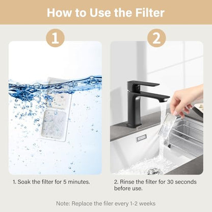 16+16 Pack Replacement Filters Compatible with 3.4Gal Dog Water Fountain, 6 Month Set for Large Dogs Water Bowl Dispenser, Includes 16 Filters & 16 Sponges