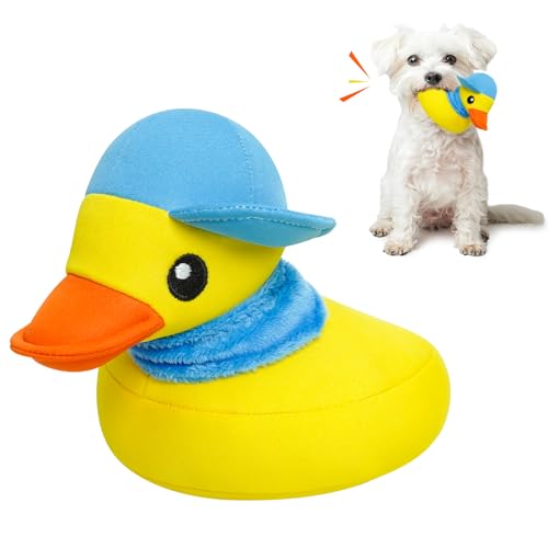 Squeaky Dog Toys, Floating Dog Toys for Indoor or Outward Play, Interactive Dog Gifts for Small and Medium Dogs - Yellow Duck - style: B-Duck