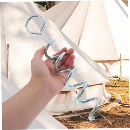 Abaodam 2Pcs Heavy Duty Dog Ground Anchor Portable Tie Out Stake for Outdoor Use for Camping Hiking and Dog Training Stable and Easy to Install Holds Strong Wind