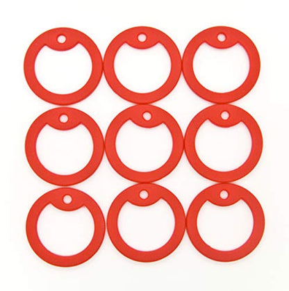 500 pcs Red Military Army Dog Tag Silencer Silicone/Rubber Silencer