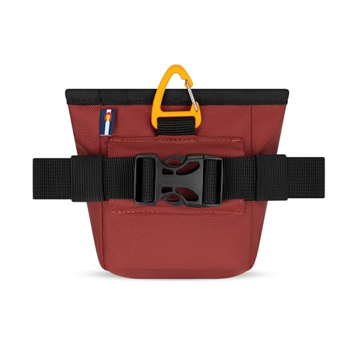 OllyDog, Goodie Treat Bag, Dog Treat Training Pouch | Magnetic Closure | 3 Ways to Wear | Hands-Free Waist Belt | Water-Resistant Recycled Vegan Fabric (Cider) - color: Cider