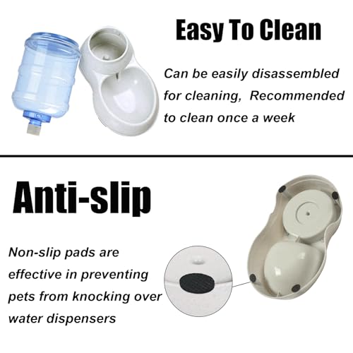 Pet Water Dispenser Station for Large Dogs and Cats,3 Gallon/11L Gravity Automatic Feeder, Cat Dog Water Fountain, Dog Water Bowl Dispenser,Large Breed Dog Drinking Fountain - size: 3 Gallon Water