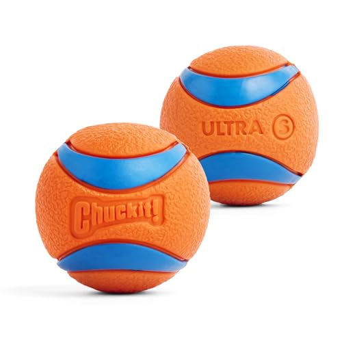 Chuckit! Ultra Ball Dog Toy, Balls for Dogs to Fetch, Durable Rubber, Small 2-inch (Pack of 24) - size: Small (24 Pack), style: Ultra