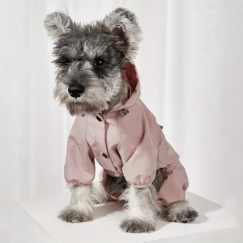 Pet Raincoat–Waterproof & Breathable Reflective One-Piece Clothing for Cats and Dogs, Perfect for Rainy Days and Daily Wear, Comfortable and Stylish L